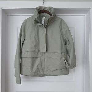 lululemon Always Effortless Classic-Fit Jacket, Fog Green, Size 8